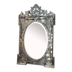 Venetian Etched Glass Mirror