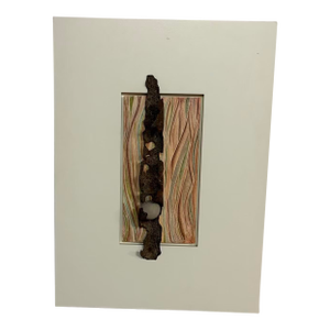 Patricia Hood “Salvage Song” Mixed Media Assemblage on Wood Panel