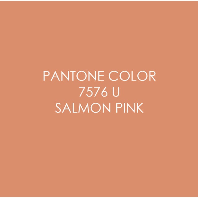 Mid-Century Modern Vintage Salmon Pink Tufted Skirted Corded Velvet Swivel Club Chairs - A Pair For Sale - Image 3 of 17