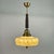 Art Deco Marbled Opaline Glass and Brass Pendant, Germany, 1930s For Sale - Image 17 of 18