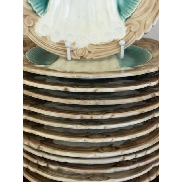 Antique French Asparagus Plate by Orchies, 1920's For Sale In San Francisco - Image 6 of 7