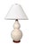 Lauren Ralph Lauren Ivory Crackle-Glaze Double Gourd Ceramic Table Lamp with Wood Base Bring timeless elegance and refined...