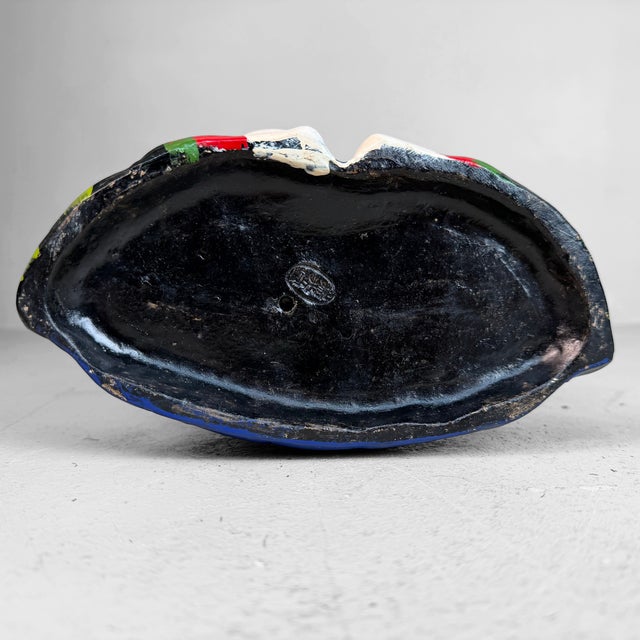 Blue Vintage Japanese Fukusuke Money Box, 1960s For Sale - Image 8 of 10