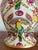 2000 - 2009 Palm Beach Style Decorative Ceramic Ginger Jar- Tropical Theme Hot Pink, Green With Gilt Accents For Sale - Image 5 of 12