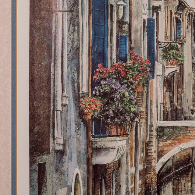 2000's Large Contemporary Venice Print For Sale - Image 6 of 8