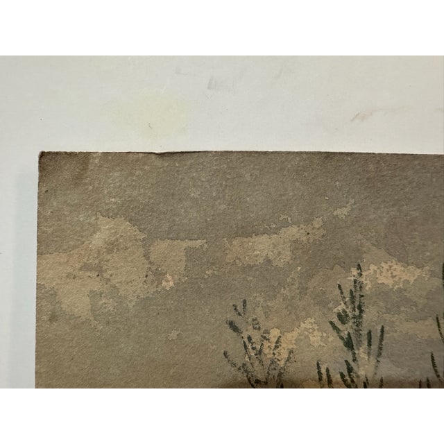 Early 20th Century Frank Henry Mason Watercolor Landscape River & Trees on Paper 16.75 X 11.25 For Sale - Image 4 of 7