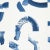 Sample - Schumacher X Caroline Z Hurley Sepiessa Panel Wallpaper Mural in Blue For Sale