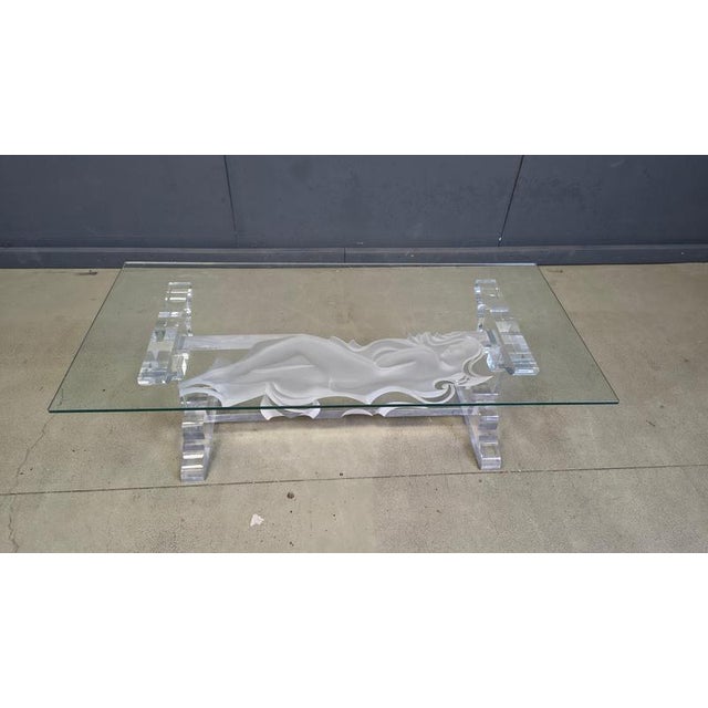 Acrylic Coffee Table from Fabian Art, 1980s For Sale - Image 12 of 14