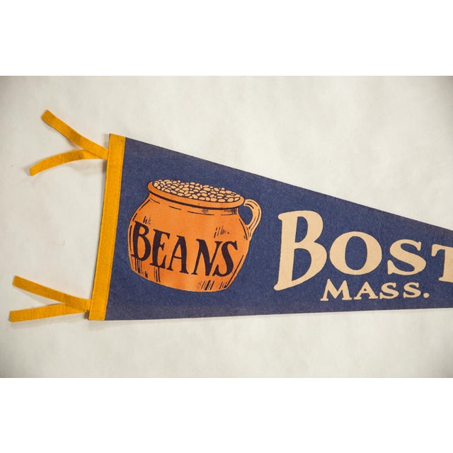 Vintage Boston Massachusetts Felt Flag Chairish