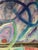 Large Vintage Contemporary Abstract Oil Painting 50 X48 For Sale - Image 15 of 18