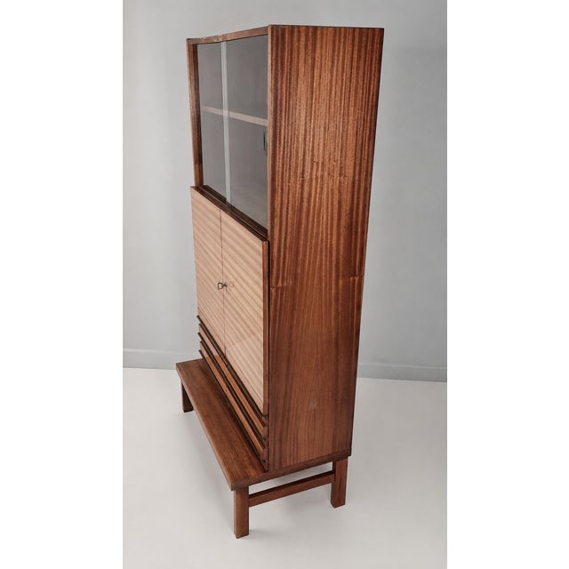 1970s Vintage Bookcase in Beech, 1970s For Sale - Image 5 of 10