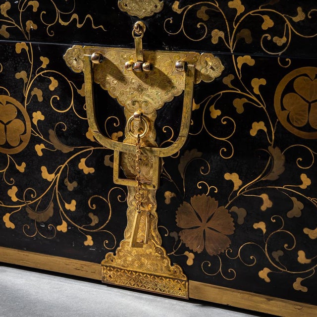 Japanese Lacquer Chest For Sale - Image 6 of 11