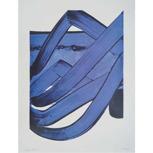 Pierre Soulages (1919-2022) Serigraph No. 18 Poster published after "Serigraph No. 18" by the Soulages Museum in Rodez,...