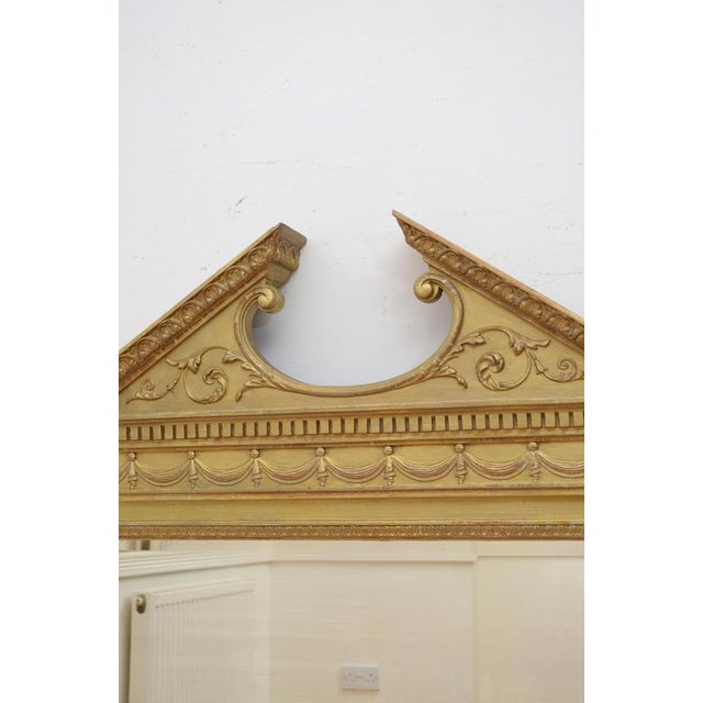 Gold Victorian Gilded Wall Mirror, 1880 For Sale - Image 8 of 15