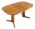Vintage Danish Oval Extendable Dining Table in Teak, 1960s For Sale