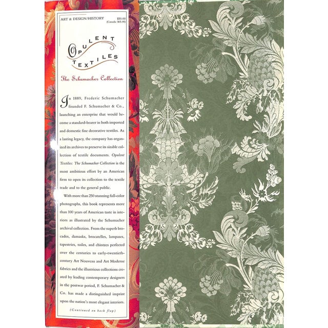 Traditional "Opulent Textiles: The Schumacher Collection" 1992 Slavin, Richard E. III For Sale - Image 3 of 10