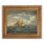 American Privateer Topaz Framed Canvas Print in Ornate Antiqued Gold Frame. A 16" X 20" Framed to 21-3/4" X 25-3/4". For Sale