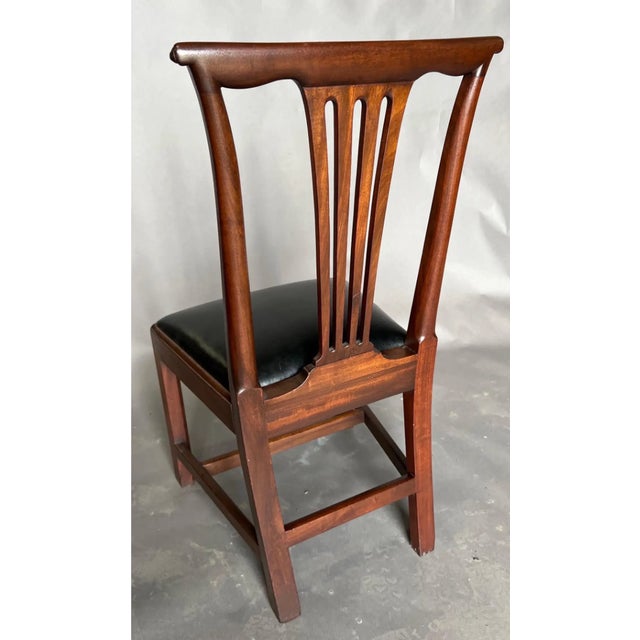 Late 18th Century Alexandria, Va Attributed 18th Century Mahogany Side Chair For Sale - Image 5 of 12