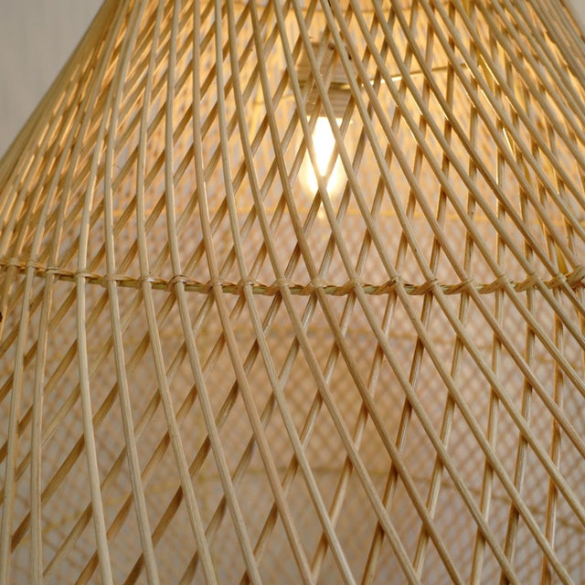 Wicker Rain Drop Lantern Chairish