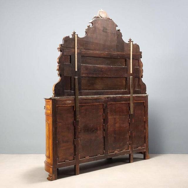 Umbertina Sideboard in Walnut and Walnut Burl For Sale - Image 12 of 13