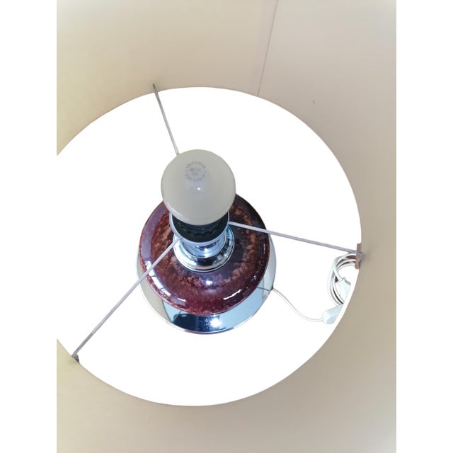 Space Age Ceramic Table Lamp, 1970s For Sale - Image 4 of 6