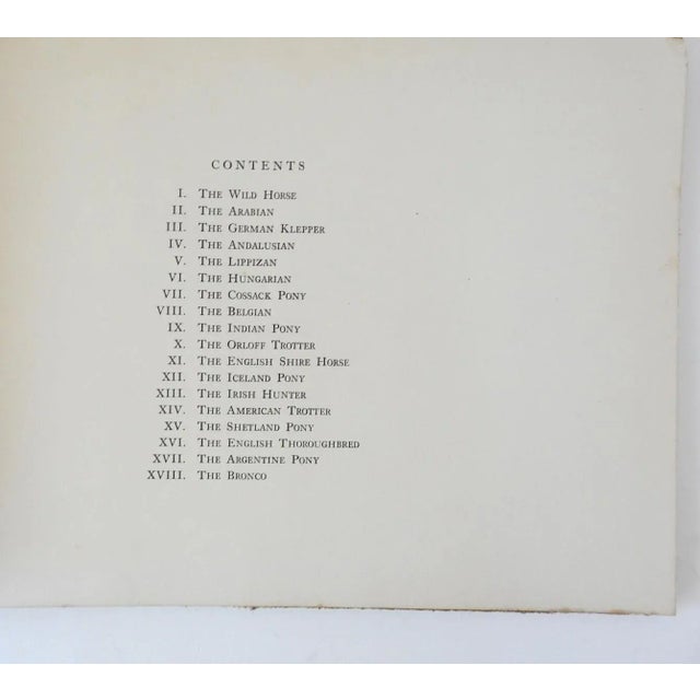 1930s Just Horses by k.o. S. Baroness Dombrowski Horse Book Plates For Sale - Image 5 of 13