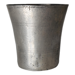 18th or 19th Century Early American Pewter Beaker With Makers Mark