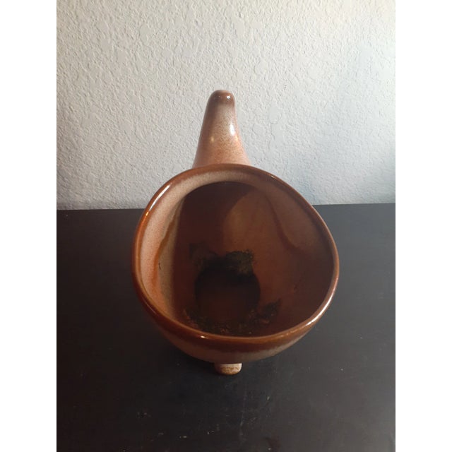 1950s Frankoma Cornucopia Vase For Sale In Dallas - Image 6 of 7