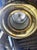 Italian 1950 Beautiful Italian Brass Hat Pendant For Sale - Image 3 of 6