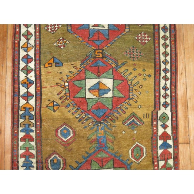 Early 20th Century Decorative Persian Bakshaish Serab Narrow Runner For Sale In New York - Image 6 of 6