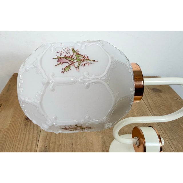 1960s Vintage Wall Light with Milk Glass from Drukov, 1960s For Sale - Image 5 of 18