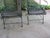 This is a Awesome! pair of Vintage Attributed to Woodard wrought iron arm lounge chairs—ideal for injecting some mid-...