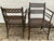 Late 20th Century Pair of Regency Style Faux-Bamboo Faux-Painted Caned Seat Arm Chairs by Baker Furniture. For Sale - Image 5 of 12