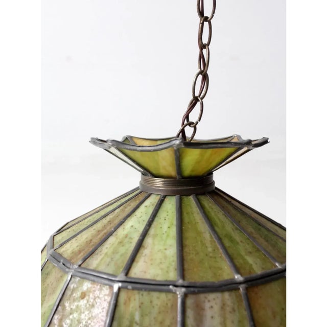 Antique Glass Chandelier For Sale - Image 12 of 12