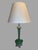 Vintage Jade Green Steuben Art Glass Table Lamp With Applied Decoration For Sale - Image 11 of 11