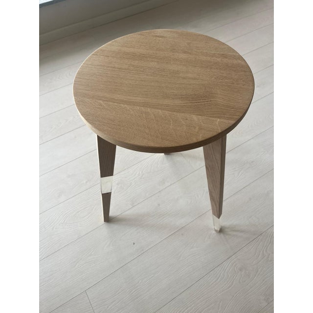 2020s Custom Italian Lieve Side Table For Sale - Image 5 of 6