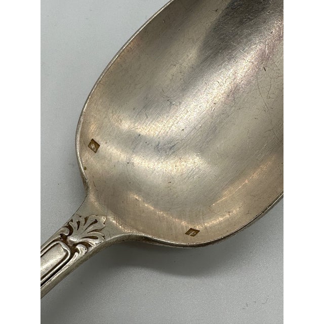 19th Century French l'Alfénide Christofle/Charles Halphen Silver-Plate Flatware With Ladle For Sale - Image 11 of 18