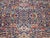 Vintage Persian Yazd Rug, Hand-Knotted Wool, Allover Floral Pattern, Navy & Red, 9x12 For Sale - Image 14 of 18