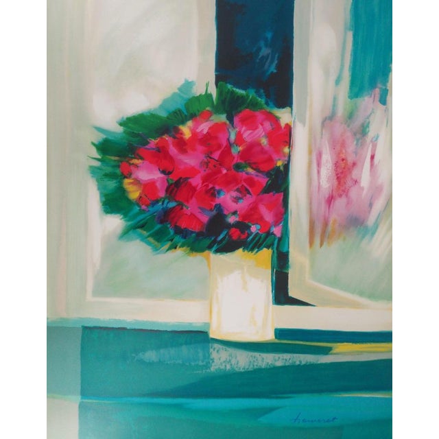 Claude HEMERET (1929) Pink Bouquet Original color lithograph Signed in pencil On wove paper, 57 x 77 cm (approx. 22 x 30...