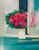 Claude HEMERET (1929) Pink Bouquet Original color lithograph Signed in pencil On wove paper, 57 x 77 cm (approx. 22 x 30...