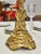 Metal Rococo Brass Candlestick For Sale - Image 7 of 9