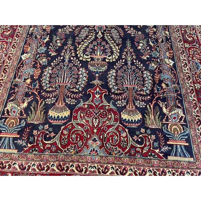 Middle Eastern Hand-Knotted Rug For Sale - Image 9 of 11