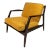 Danish Mid-Century Modern Model 596 Lounge Chair in Beech & Bouclé Attributed to Lawrence Peabody & Ib Kofod Larsen for Selig, Denmark, C. 1950's For Sale