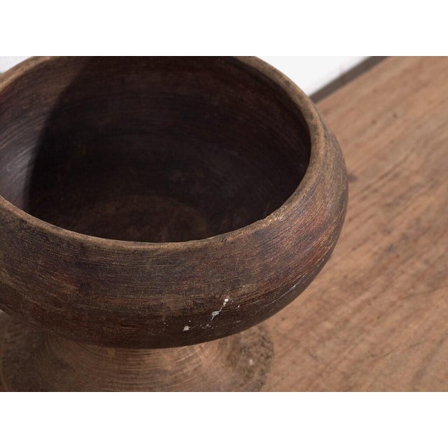 Primitive Style Bowl in Wood For Sale - Image 4 of 6
