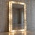 Illuminated Mirror with Decorated Crystal Glass Frame, 1960s For Sale - Image 4 of 4