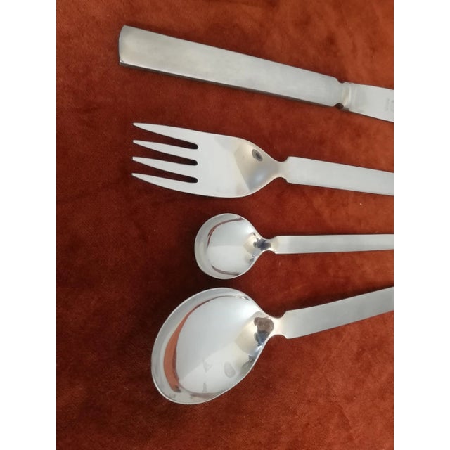 Cutlery Set for 12 by Gio Ponti for Fratelli Calderoni, Italy, 1960s, Set of 54 For Sale - Image 12 of 17