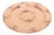 1910s French Dinanderie Art Nouveau Copper Platter Centerpiece or Tray For Sale