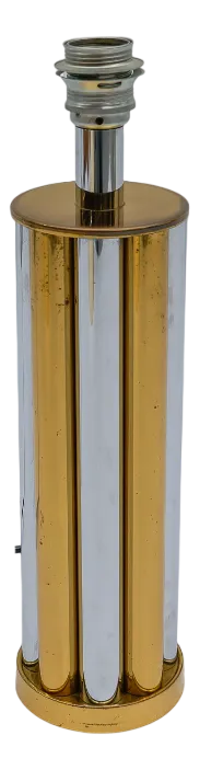 Hollywood Regency Bicolor Table Lamp Base by Leola, Germany, 1970s