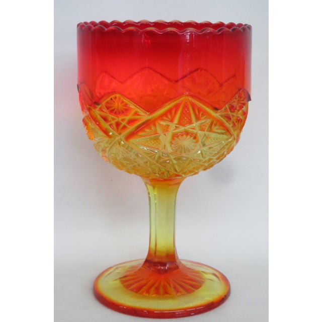 This stunning Compote Candy Dish is made of glass. This beautiful Footed Compote / Goblet has brilliant vintage design; it...