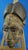 Item description: African tribal mask made of wood, presumably Wengé wood, entirely hand-carved with numerous copper...